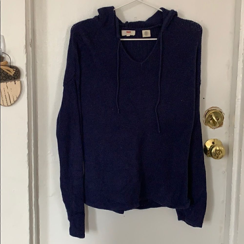 Levi’s hooded knit sweater